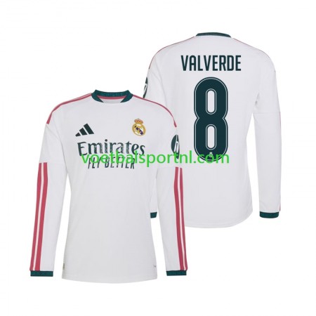 Real Madrid Federico Valverde 8 Thuis Shirt 2026-27 L/S Real Madrid Federico Valverde 8 Thuis Shirt 2026-27 L/S